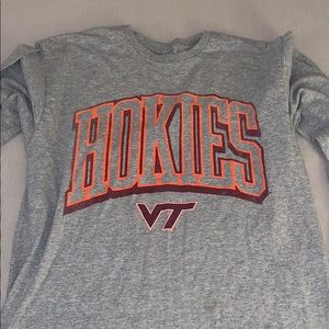 Virginia Tech Hokies Grey Long Sleeve